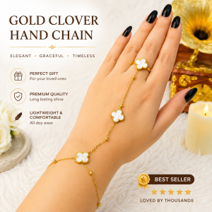 ☘️ White clover hand chain ☘️