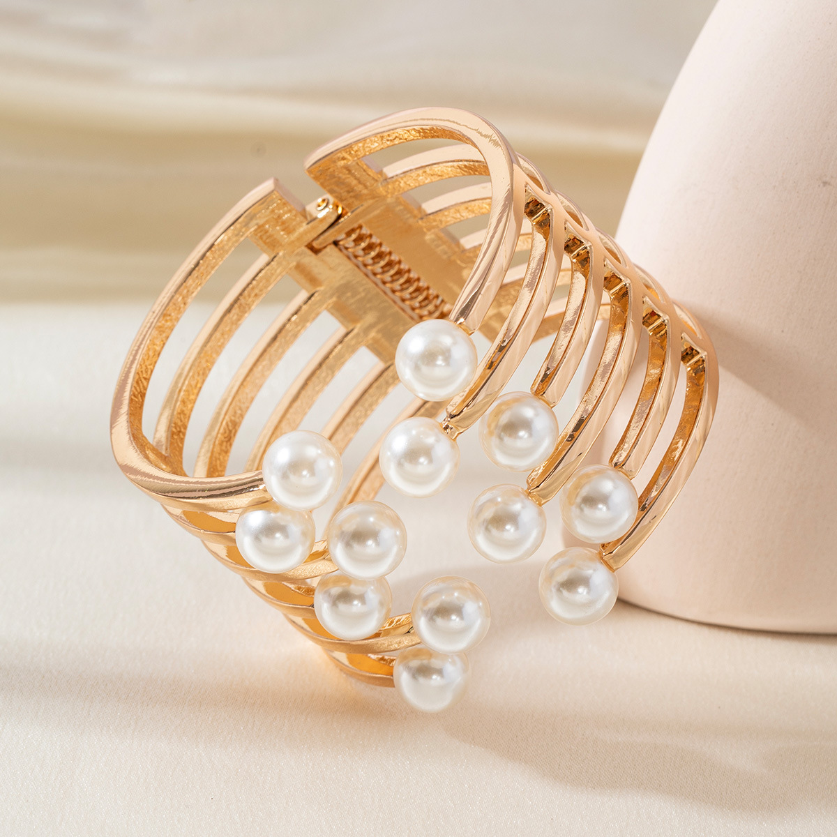 Pearl Cuff Bracelet - Image 2