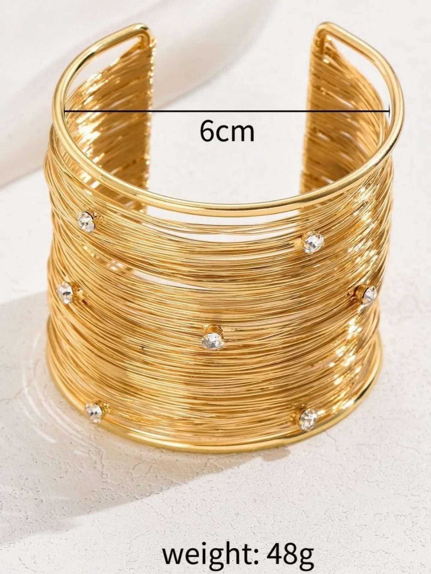 Crystal wire cuff - Image 2