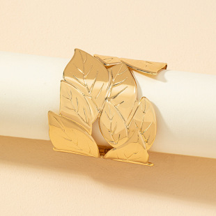 Gold Leaf cuff Bracelet - Image 4