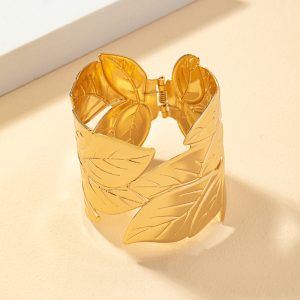 Gold Leaf cuff Bracelet