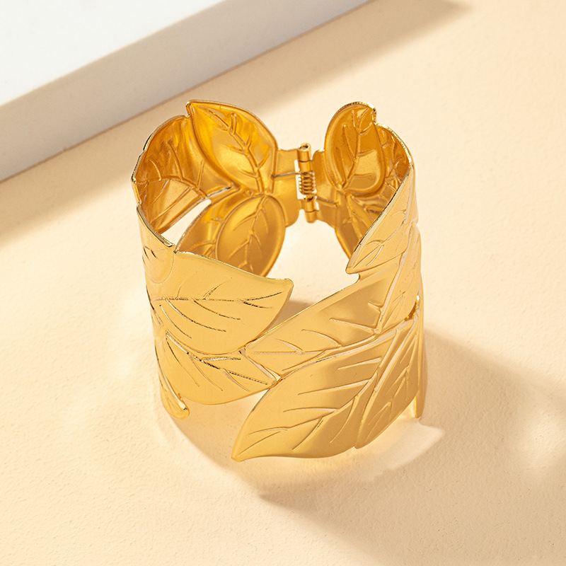 Gold Leaf cuff Bracelet