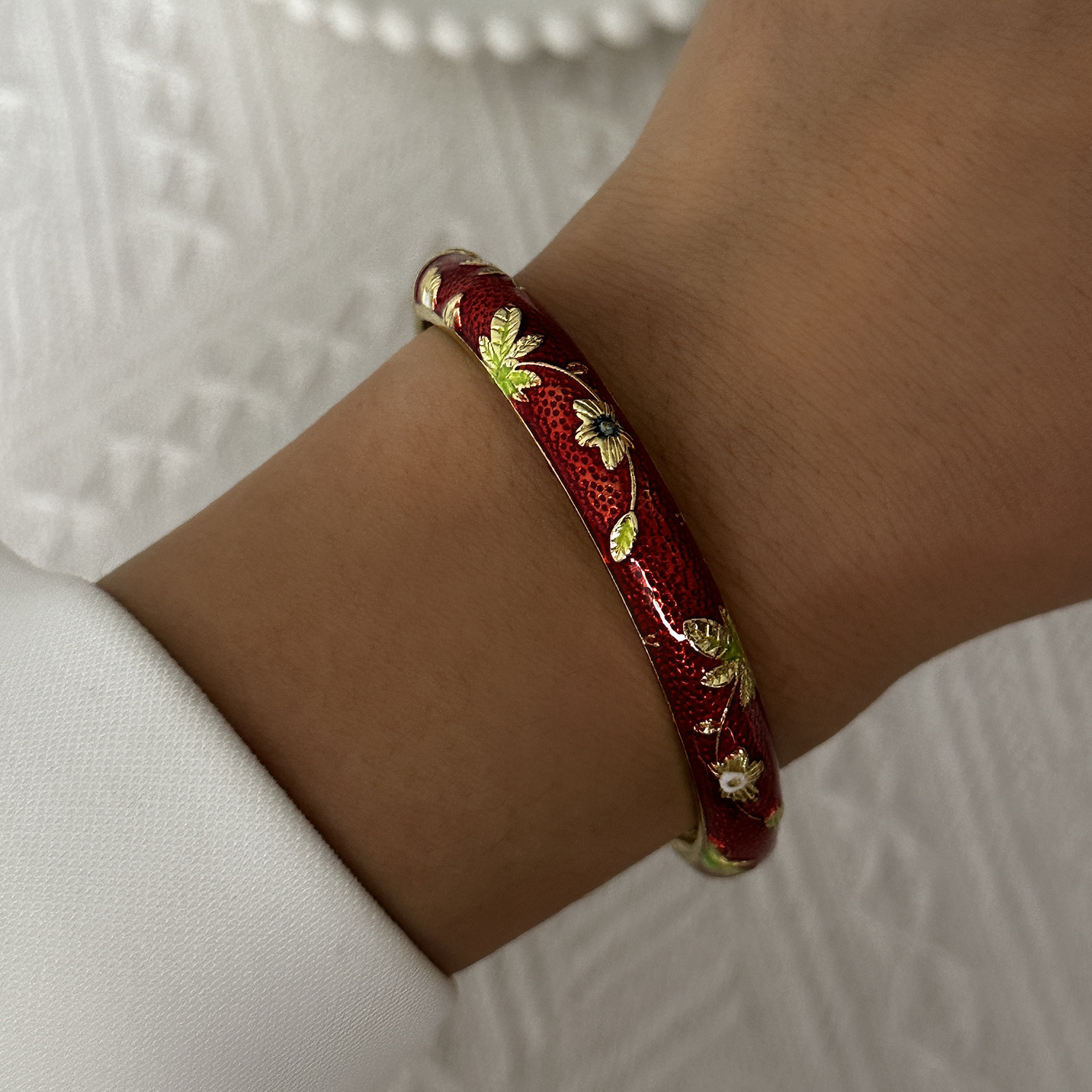 Victoria floral bangle