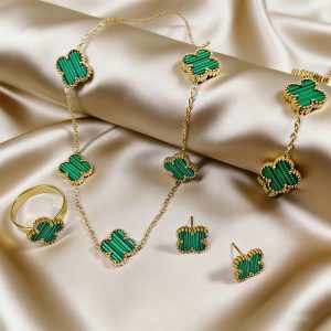 ✨ Green Clover Jewellery Set ✨