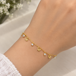 Golden Luxe Charm Bracelet