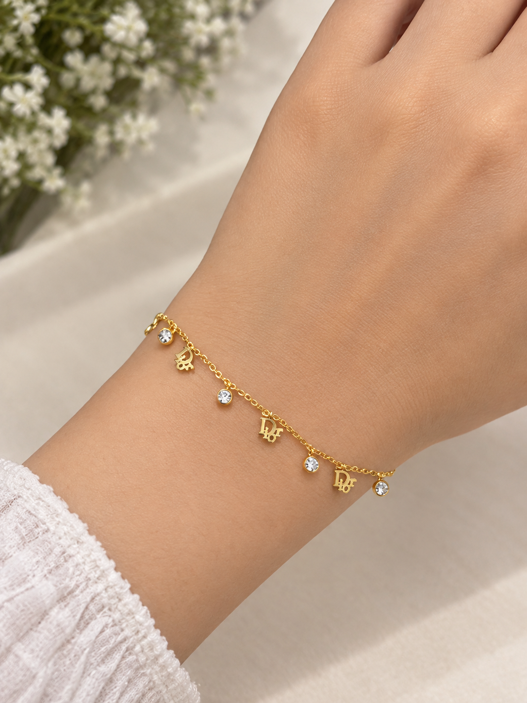 Golden Luxe Charm Bracelet