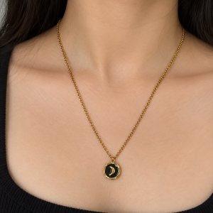 🌙 Midnight Moon Necklace