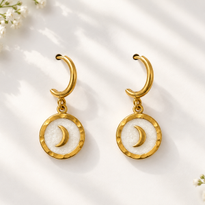 Crescent Moon Earrings 🌙