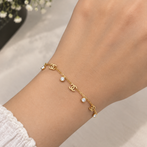 Elan Crystal Chain Bracelet
