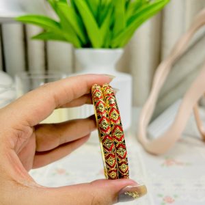Aurora Enamel Bangle ❤️