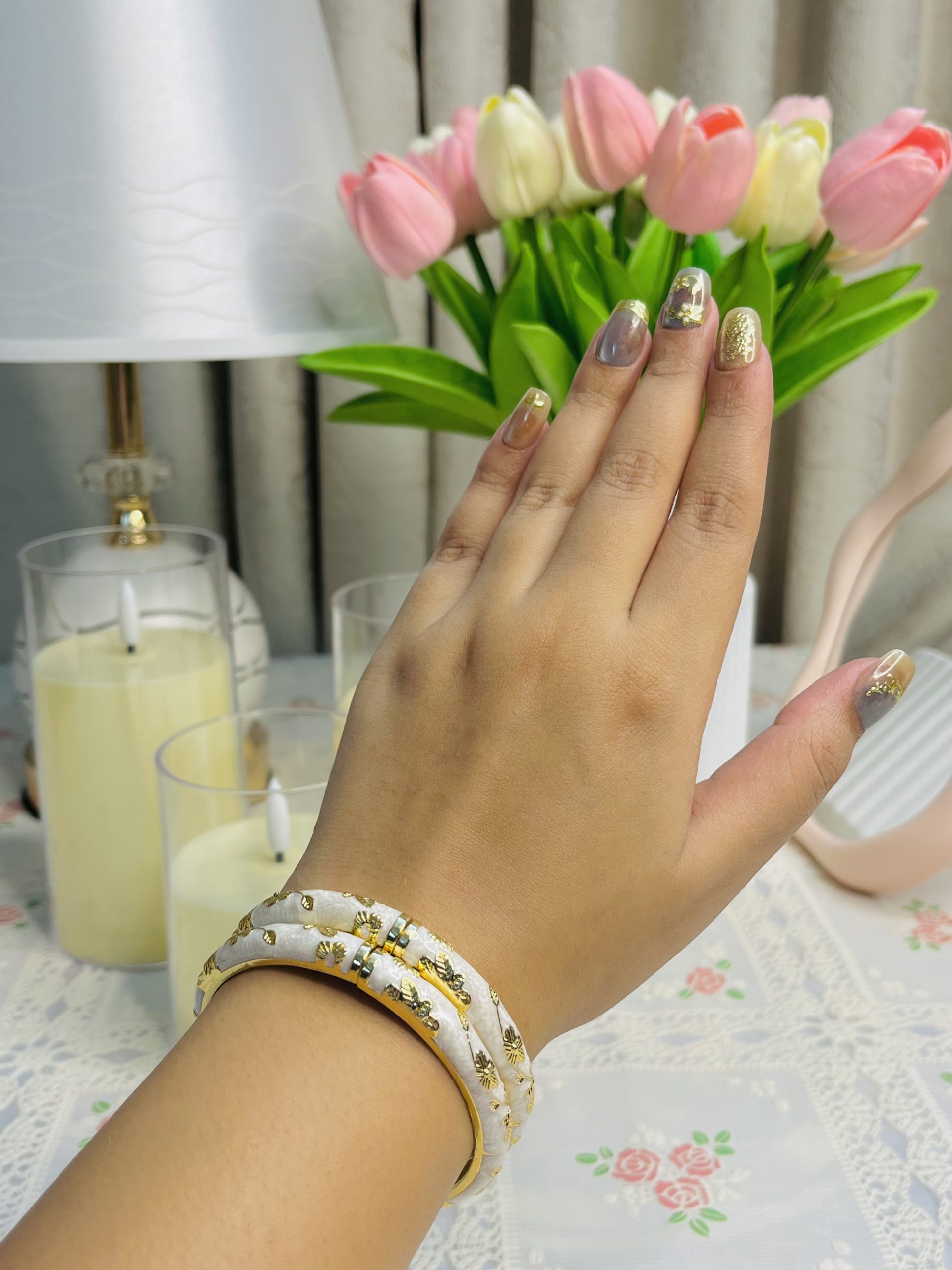 Royal Enamel Bangle🤍 - Image 2