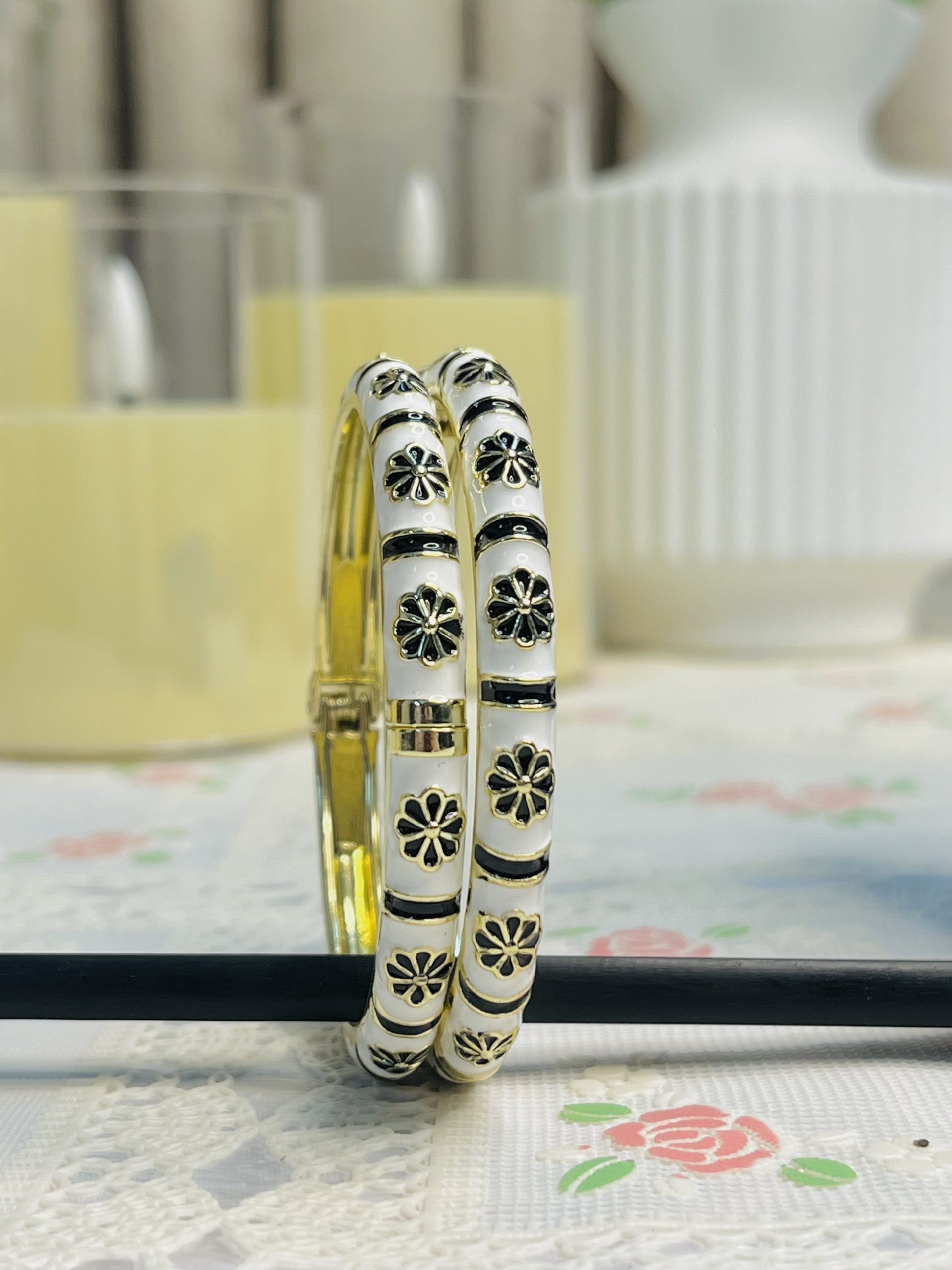 Serena Enamel Bangle🤍 - Image 3