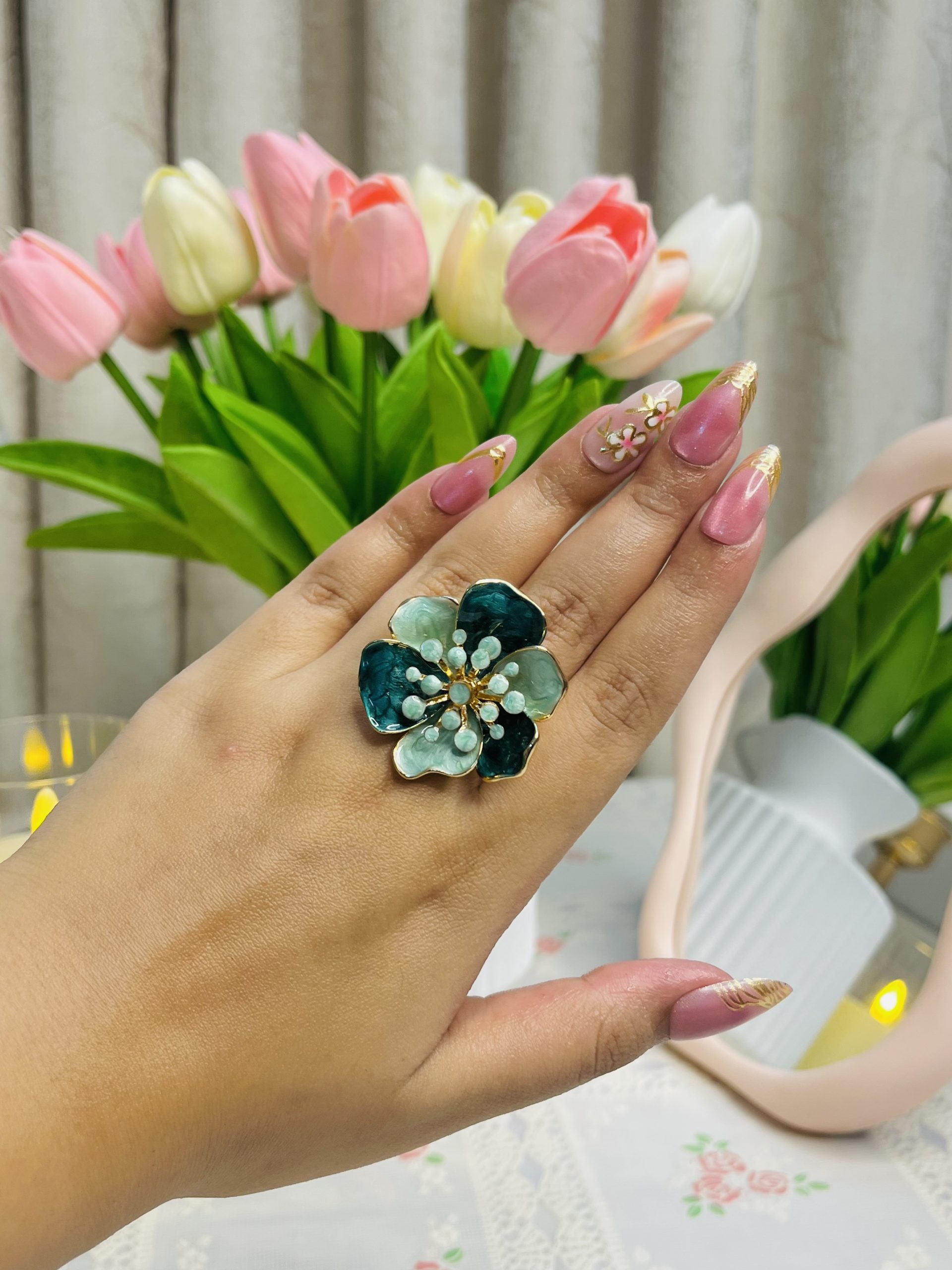 Vintage Blossom Ring