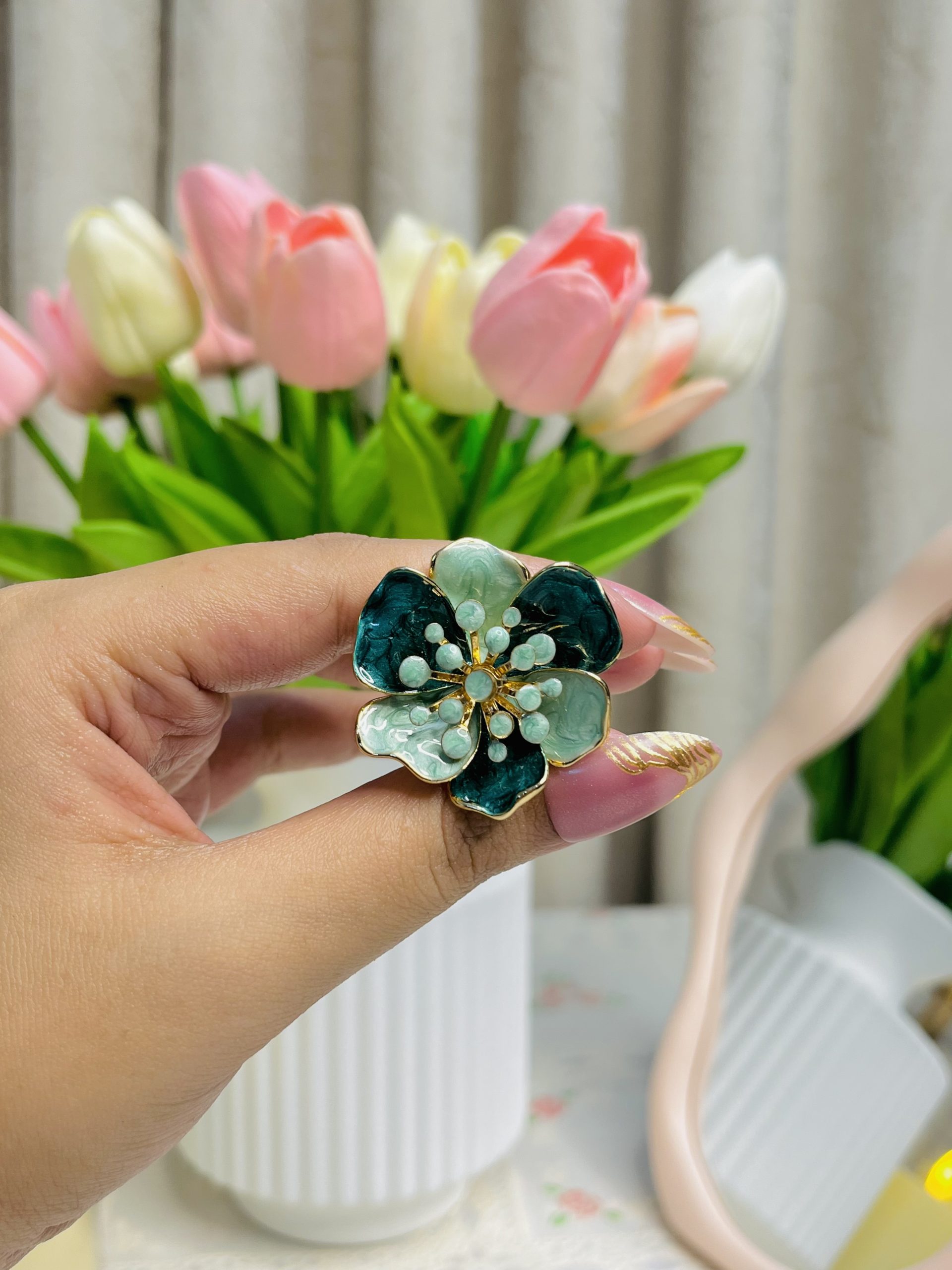 Vintage Blossom Ring - Image 2
