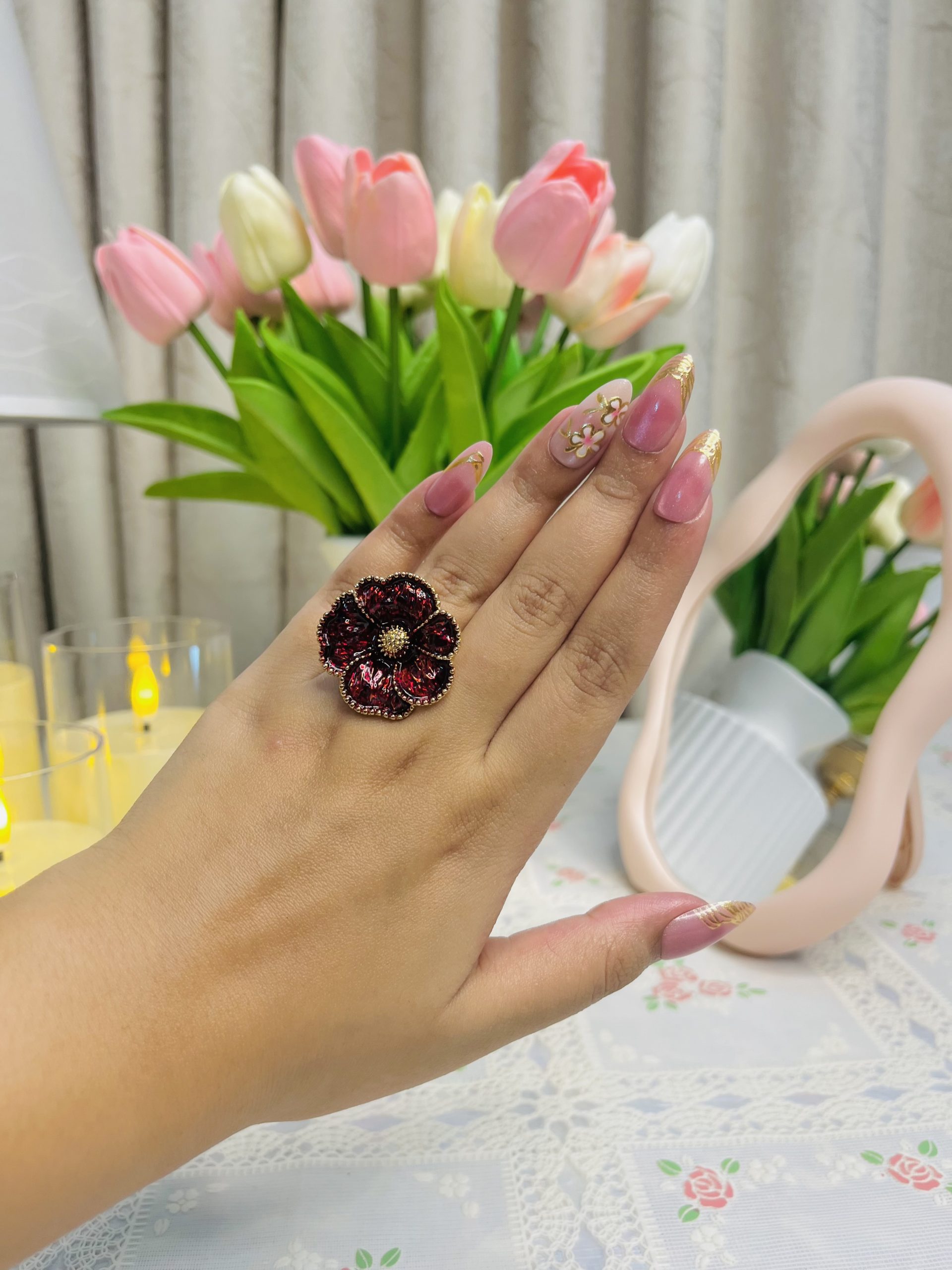 Vintage Floral Ring