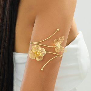 Floral Butterfly Arm Cuff
