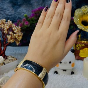 Black Oval Shape Bracelet