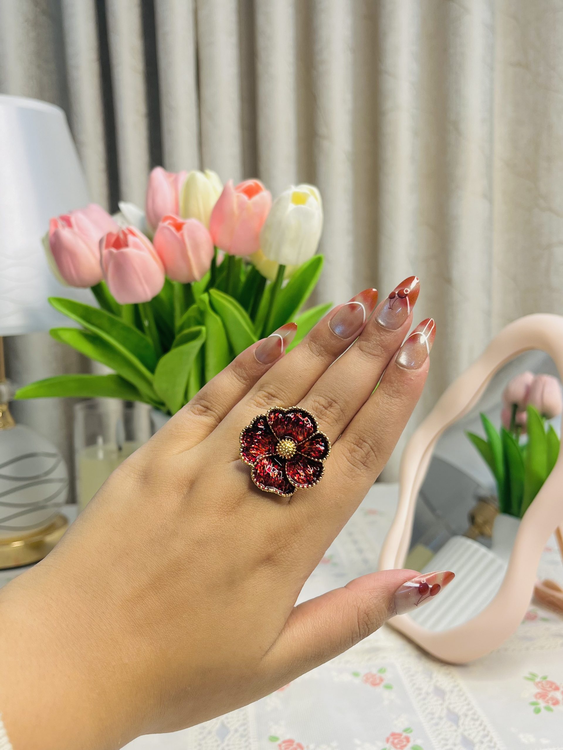 Vintage Floral Ring
