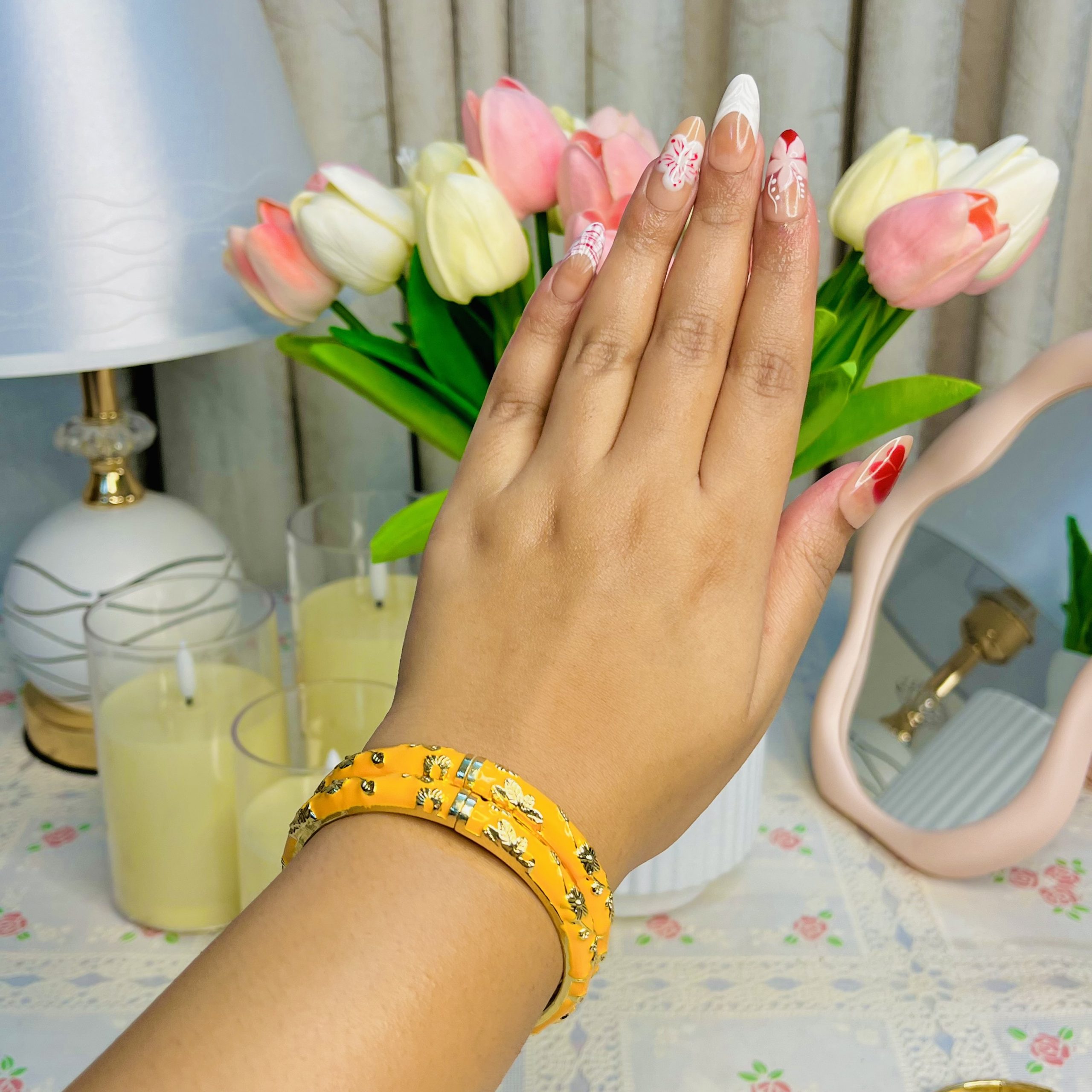 Royal Enamel Bangle🧡 - Image 2