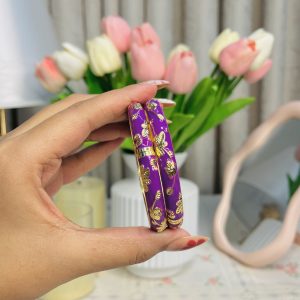 Royal Enamel Bangle💜