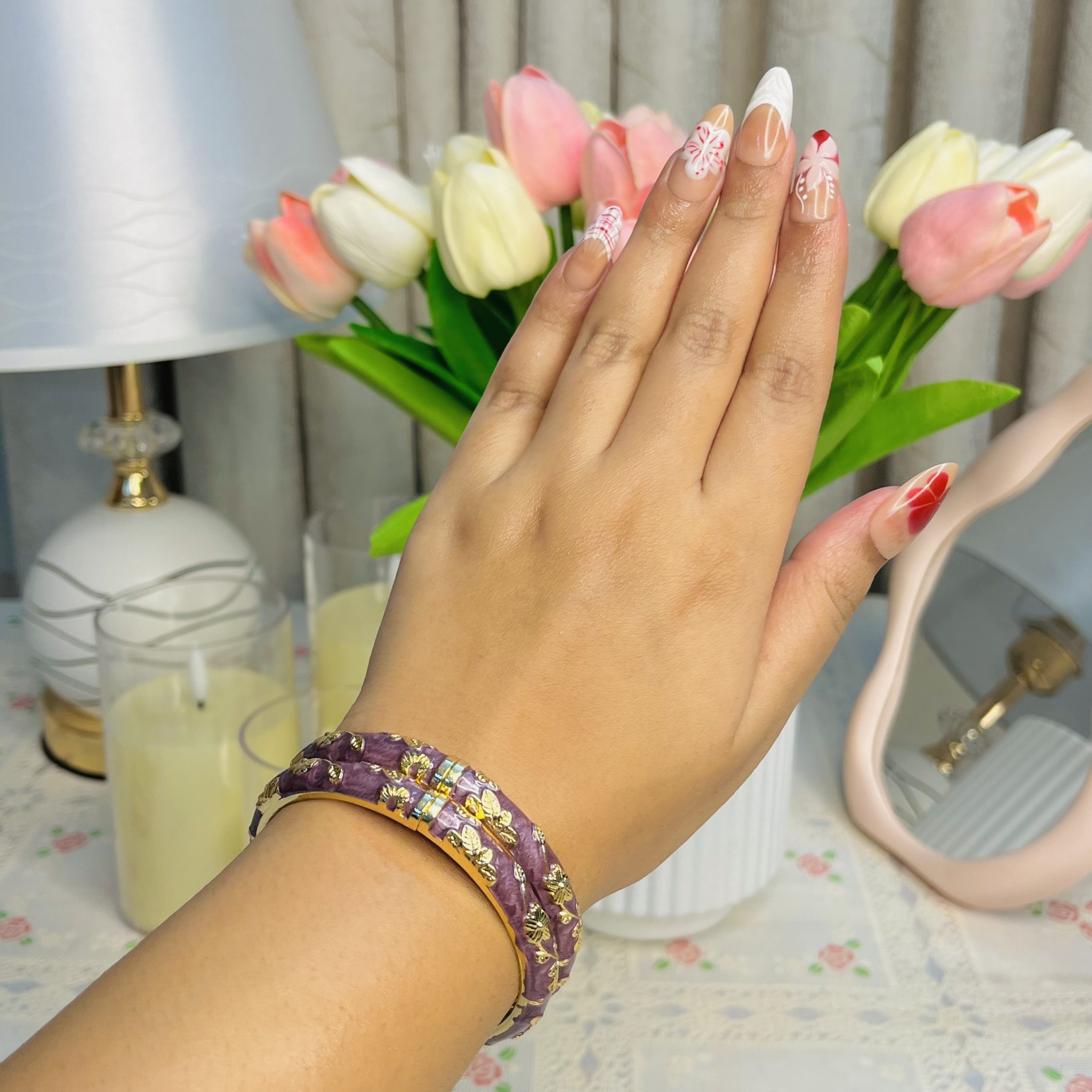 Royal Enamel Bangle💜 - Image 2