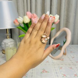 Vintage Muse Statement Ring 🌸